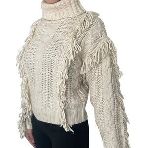 Forever 21 | Sweater | Turtleneck | Fringe Detail